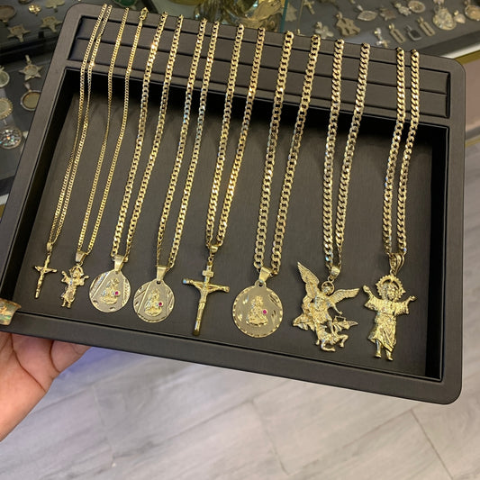 925 Sterling Silver Chain Plated in 18k Gold, Urban Hip Hop Style